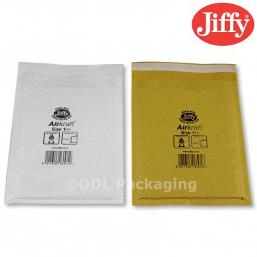 JL1 Jiffy Airkraft Padded Envelopes/Bags